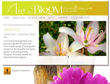 Tablet Screenshot of eatonvilleartinbloom.com